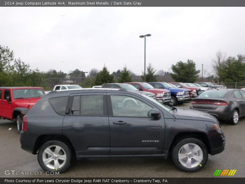 Maximum Steel Metallic / Dark Slate Gray 2014 Jeep Compass Latitude 4x4