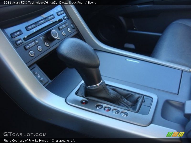 Crystal Black Pearl / Ebony 2011 Acura RDX Technology SH-AWD