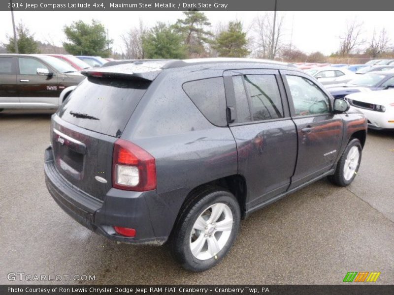 Maximum Steel Metallic / Dark Slate Gray 2014 Jeep Compass Latitude 4x4