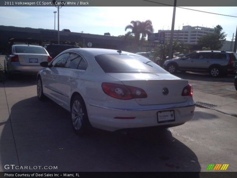 Candy White / Black 2011 Volkswagen CC Sport