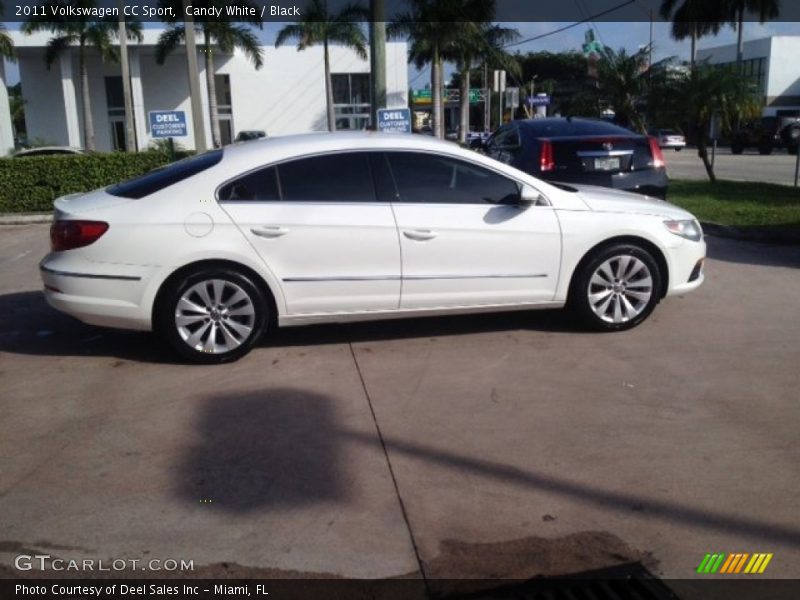 Candy White / Black 2011 Volkswagen CC Sport