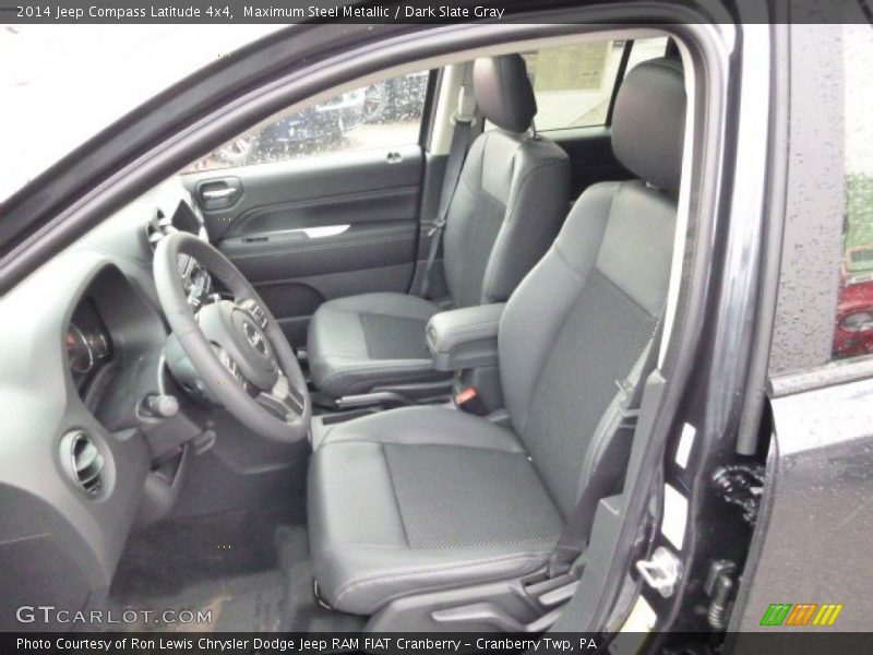 Maximum Steel Metallic / Dark Slate Gray 2014 Jeep Compass Latitude 4x4