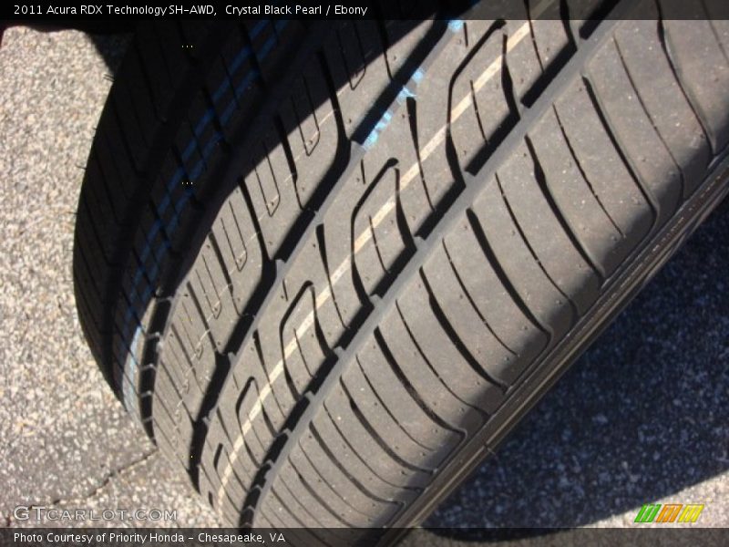 Crystal Black Pearl / Ebony 2011 Acura RDX Technology SH-AWD