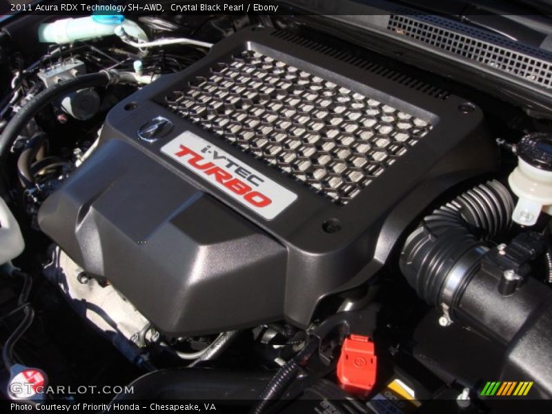 Crystal Black Pearl / Ebony 2011 Acura RDX Technology SH-AWD