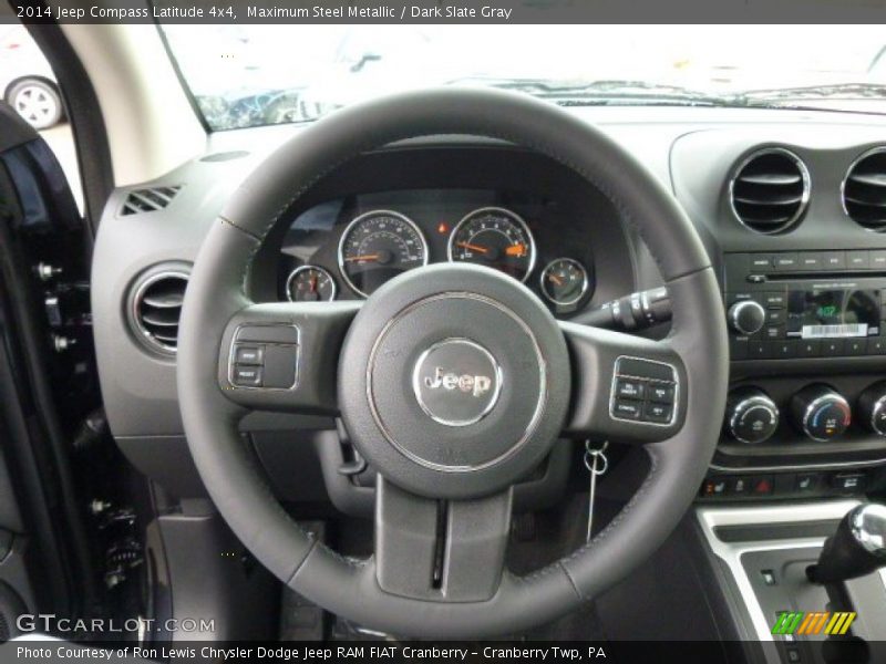 Maximum Steel Metallic / Dark Slate Gray 2014 Jeep Compass Latitude 4x4