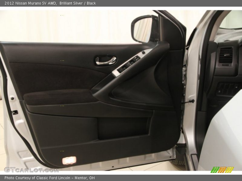 Brilliant Silver / Black 2012 Nissan Murano SV AWD