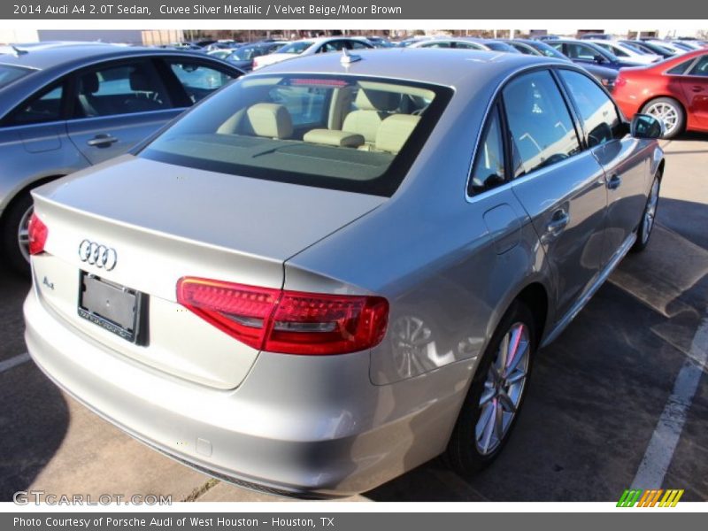 Cuvee Silver Metallic / Velvet Beige/Moor Brown 2014 Audi A4 2.0T Sedan