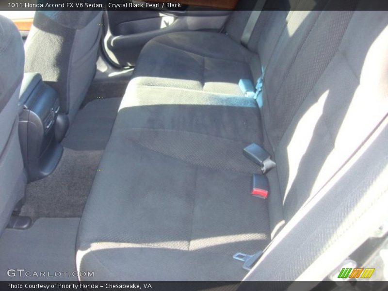 Crystal Black Pearl / Black 2011 Honda Accord EX V6 Sedan