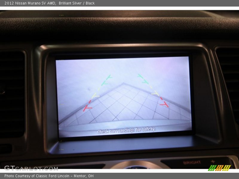 Brilliant Silver / Black 2012 Nissan Murano SV AWD