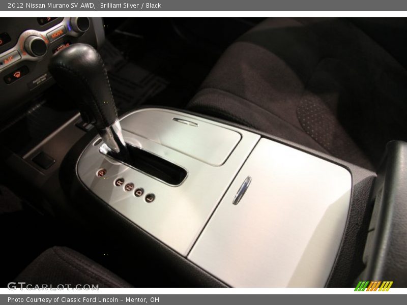 Brilliant Silver / Black 2012 Nissan Murano SV AWD