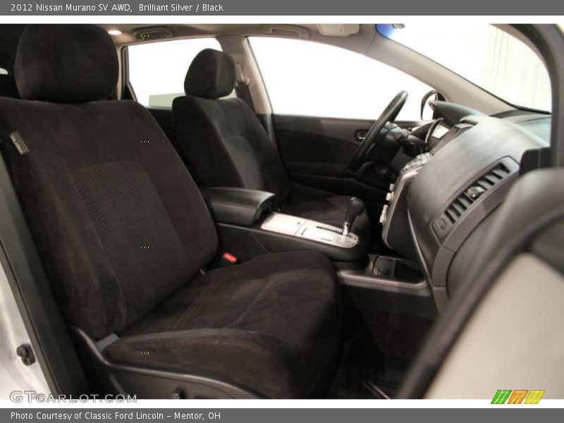 Brilliant Silver / Black 2012 Nissan Murano SV AWD