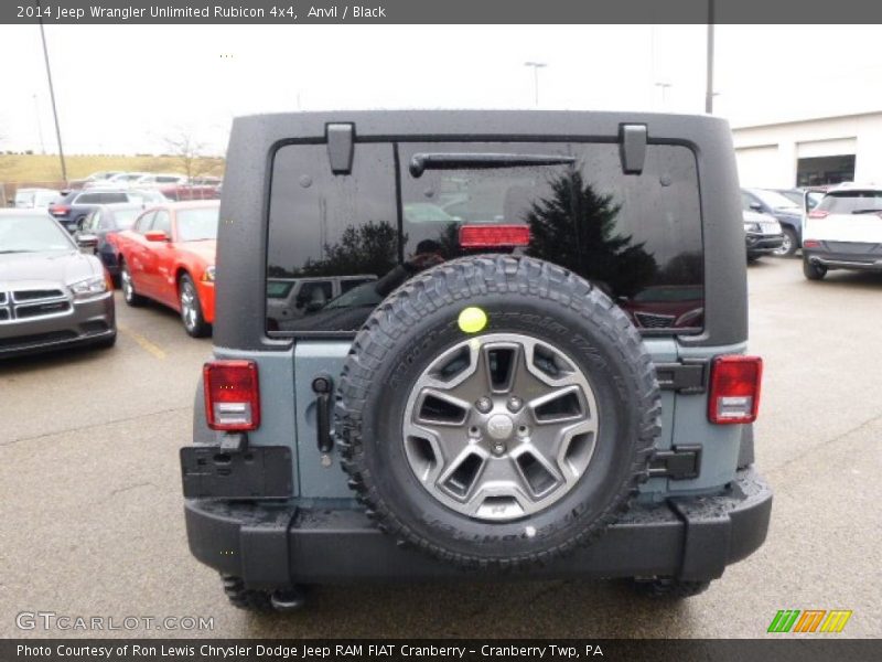 Anvil / Black 2014 Jeep Wrangler Unlimited Rubicon 4x4
