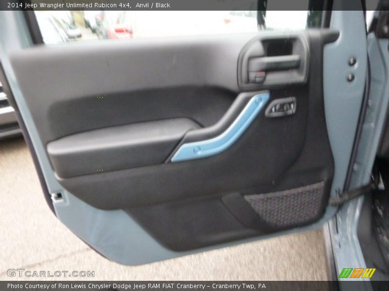 Anvil / Black 2014 Jeep Wrangler Unlimited Rubicon 4x4