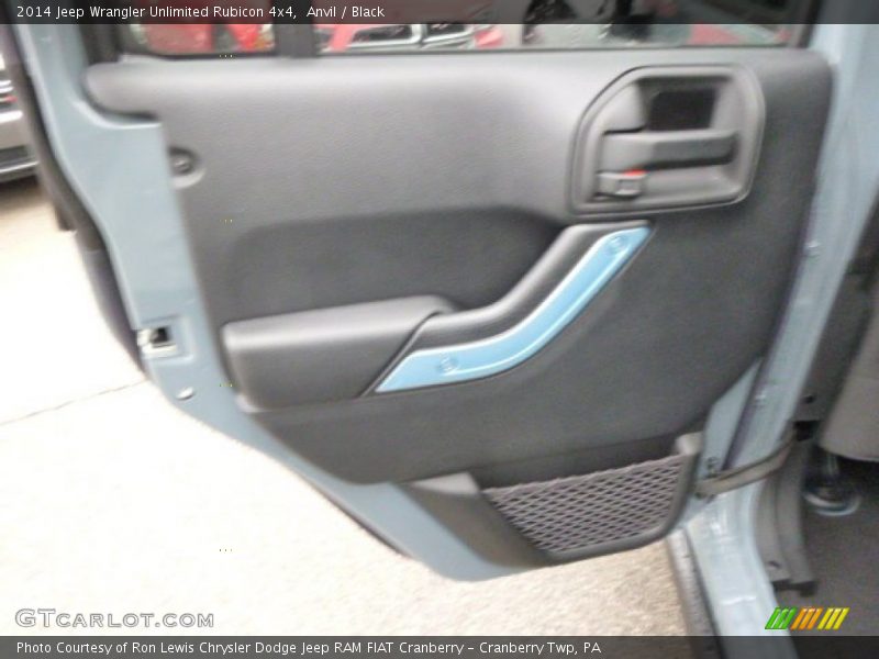Anvil / Black 2014 Jeep Wrangler Unlimited Rubicon 4x4