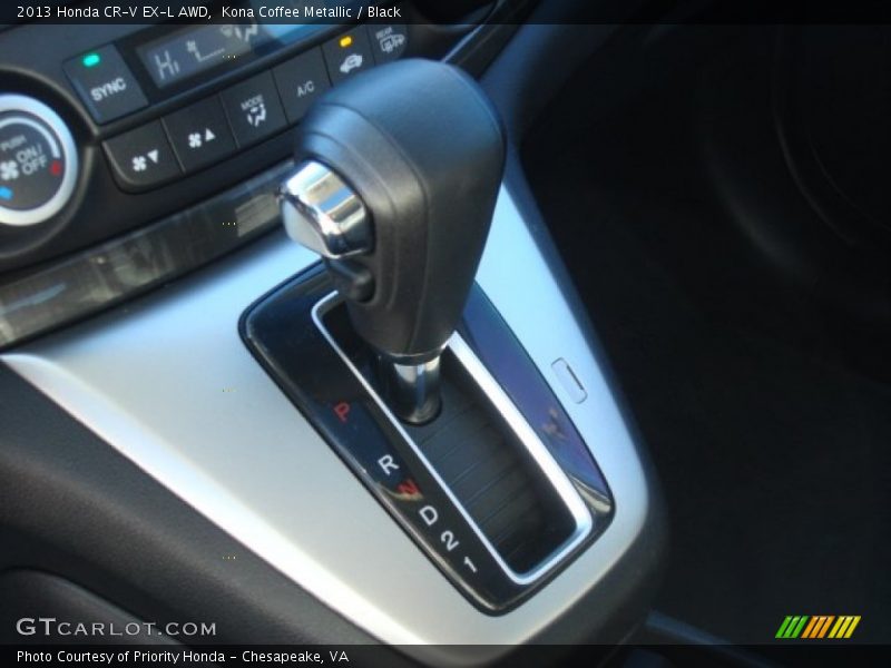 Kona Coffee Metallic / Black 2013 Honda CR-V EX-L AWD