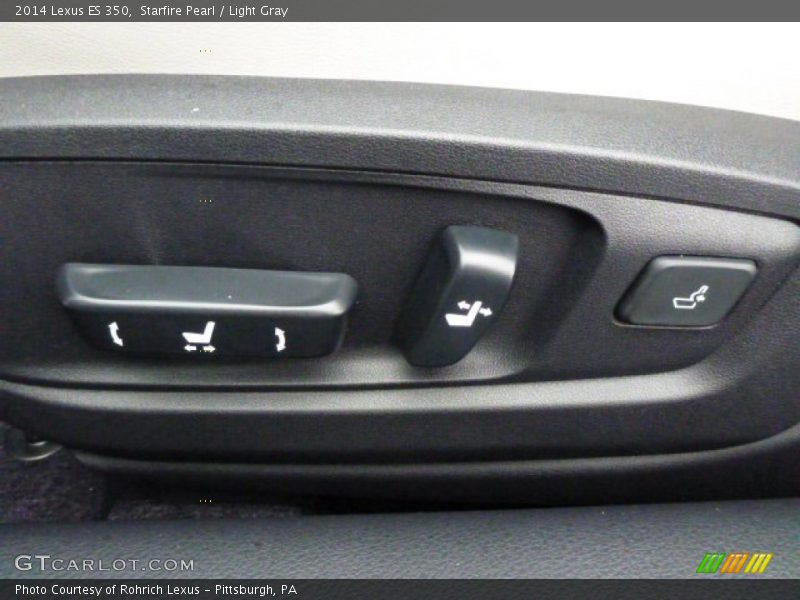 Starfire Pearl / Light Gray 2014 Lexus ES 350