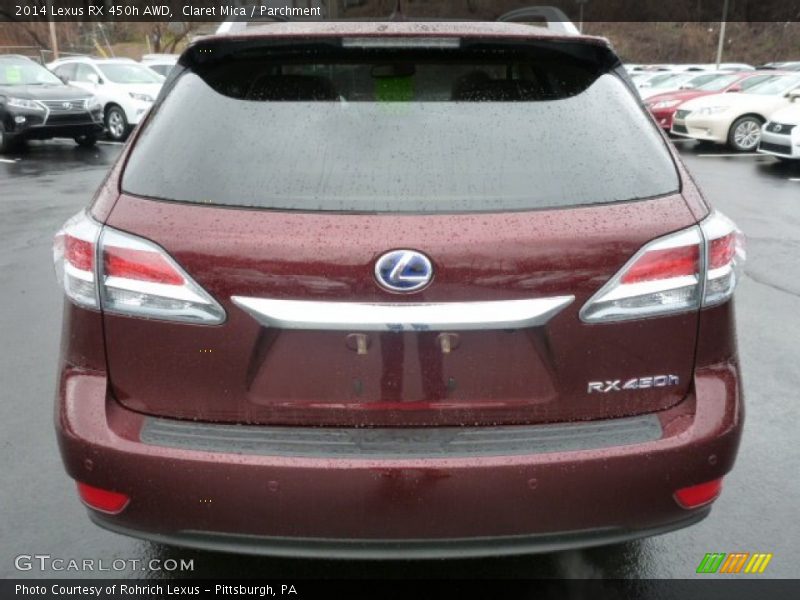 Claret Mica / Parchment 2014 Lexus RX 450h AWD