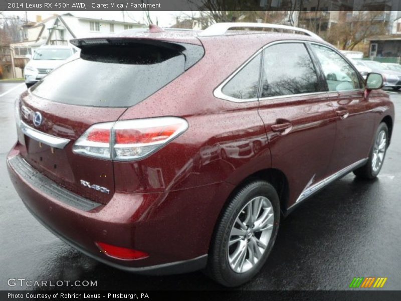 Claret Mica / Parchment 2014 Lexus RX 450h AWD