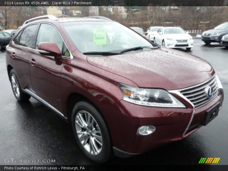 Claret Mica / Parchment 2014 Lexus RX 450h AWD