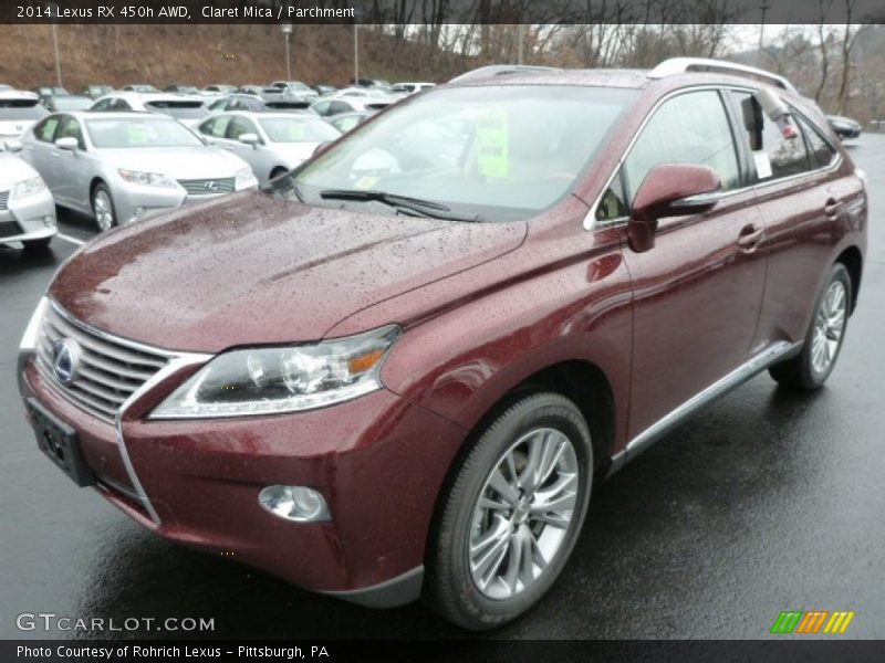 Claret Mica / Parchment 2014 Lexus RX 450h AWD