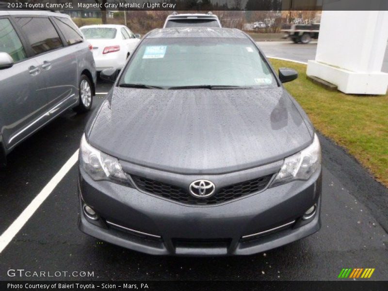 Magnetic Gray Metallic / Light Gray 2012 Toyota Camry SE