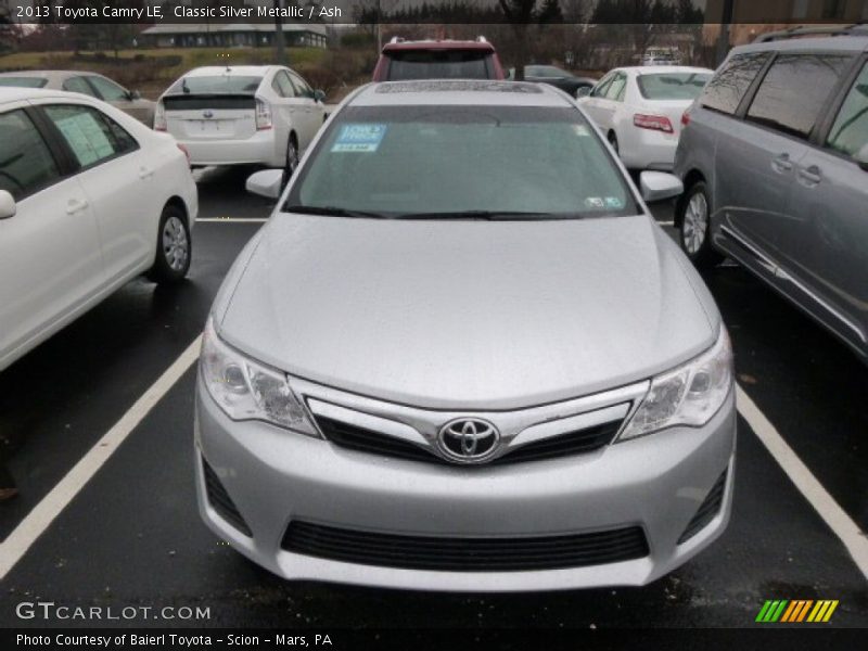 Classic Silver Metallic / Ash 2013 Toyota Camry LE