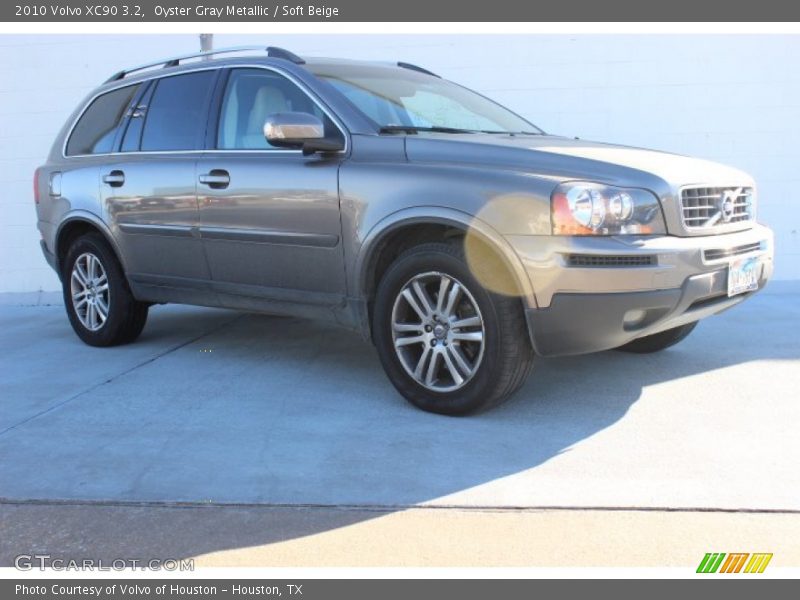 Oyster Gray Metallic / Soft Beige 2010 Volvo XC90 3.2