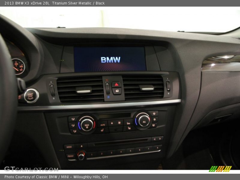 Titanium Silver Metallic / Black 2013 BMW X3 xDrive 28i