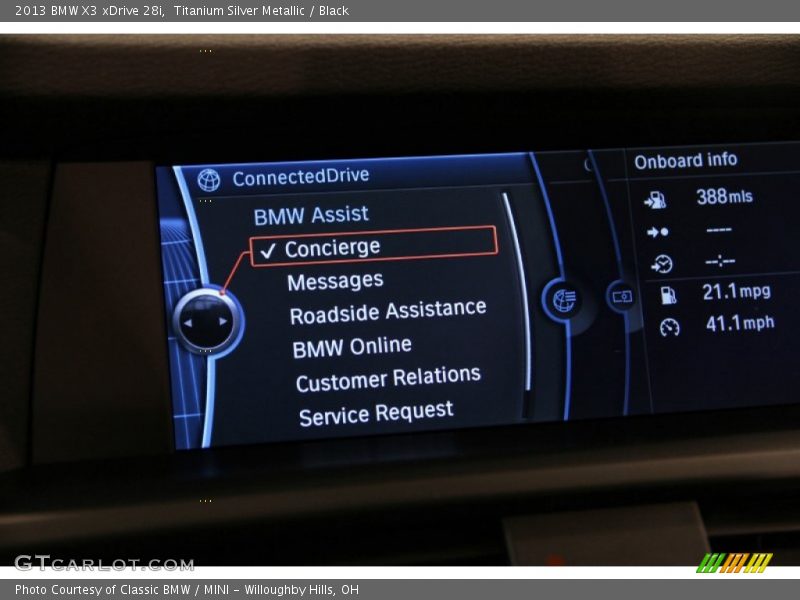 Titanium Silver Metallic / Black 2013 BMW X3 xDrive 28i