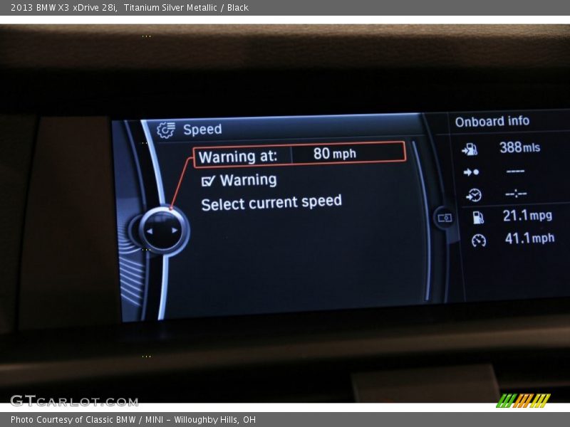 Titanium Silver Metallic / Black 2013 BMW X3 xDrive 28i