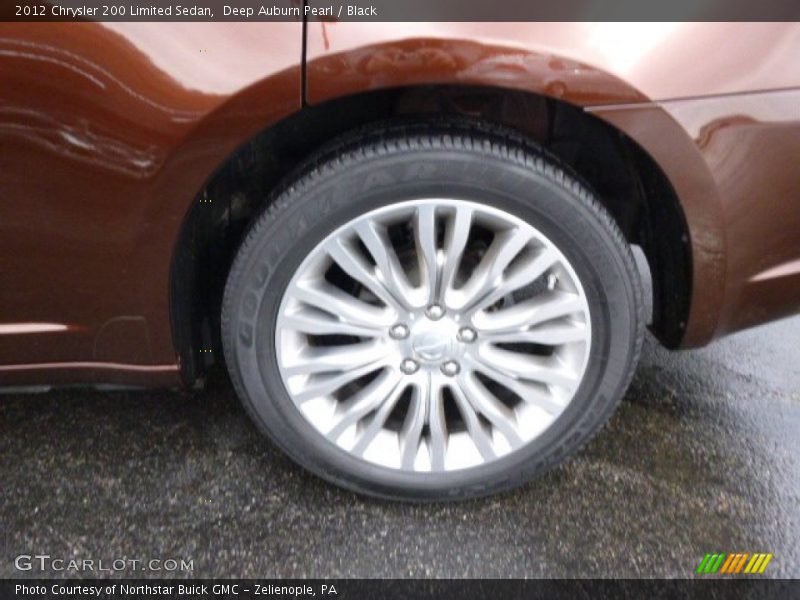 Deep Auburn Pearl / Black 2012 Chrysler 200 Limited Sedan