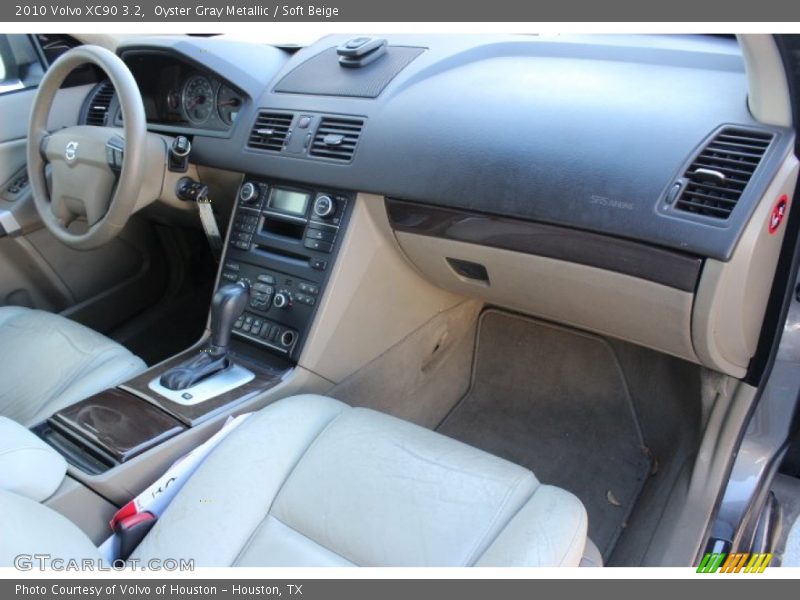 Oyster Gray Metallic / Soft Beige 2010 Volvo XC90 3.2