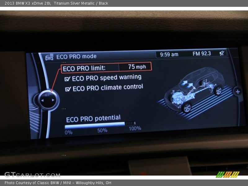 Titanium Silver Metallic / Black 2013 BMW X3 xDrive 28i