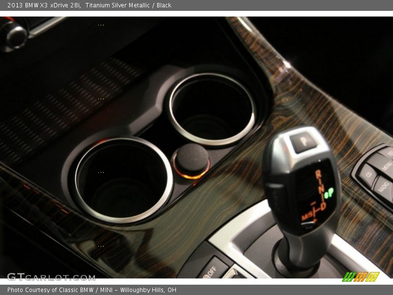 Titanium Silver Metallic / Black 2013 BMW X3 xDrive 28i