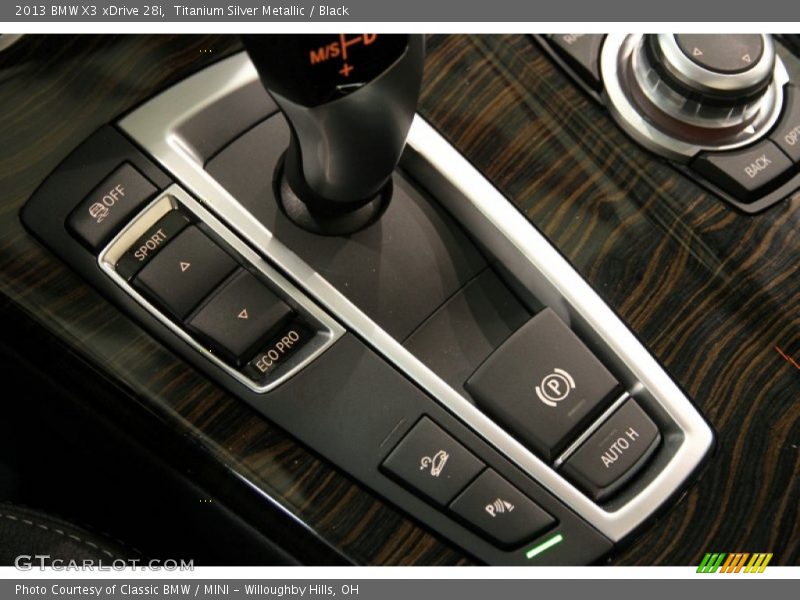 Titanium Silver Metallic / Black 2013 BMW X3 xDrive 28i