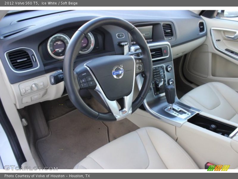 Ice White / Soft Beige 2012 Volvo S60 T5