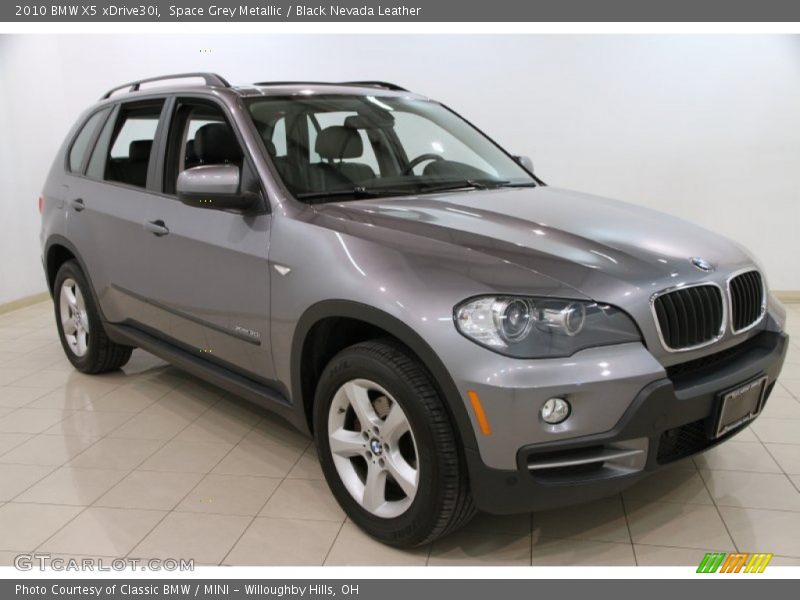 Space Grey Metallic / Black Nevada Leather 2010 BMW X5 xDrive30i