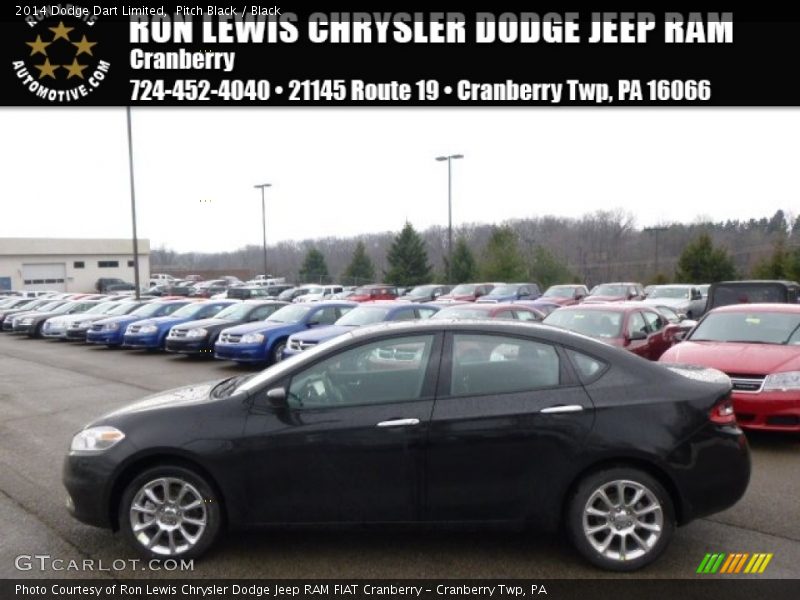 Pitch Black / Black 2014 Dodge Dart Limited