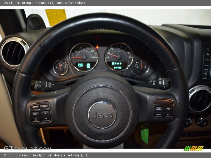 Sahara Tan / Black 2011 Jeep Wrangler Sahara 4x4