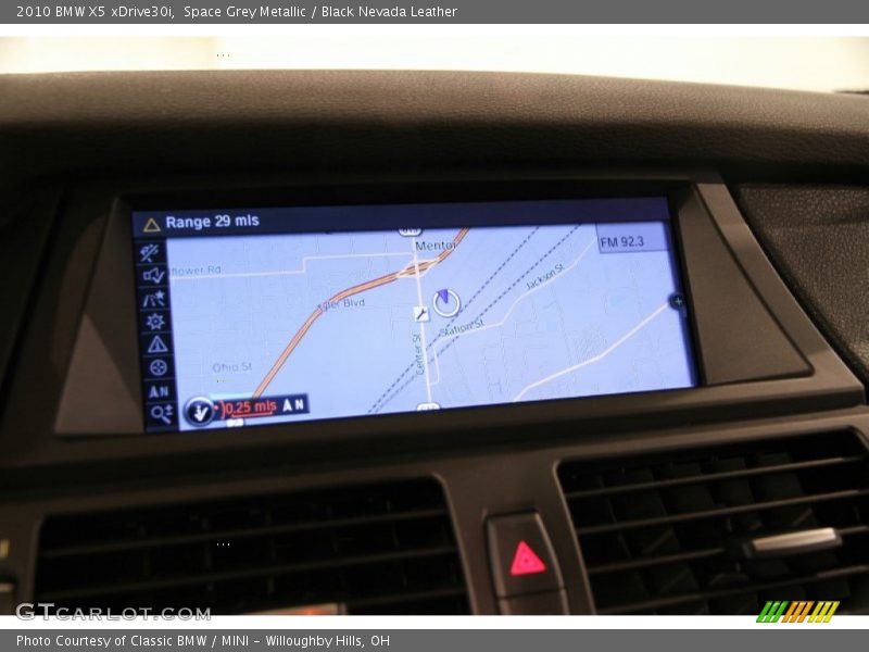 Space Grey Metallic / Black Nevada Leather 2010 BMW X5 xDrive30i