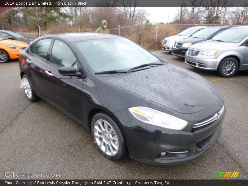 Pitch Black / Black 2014 Dodge Dart Limited