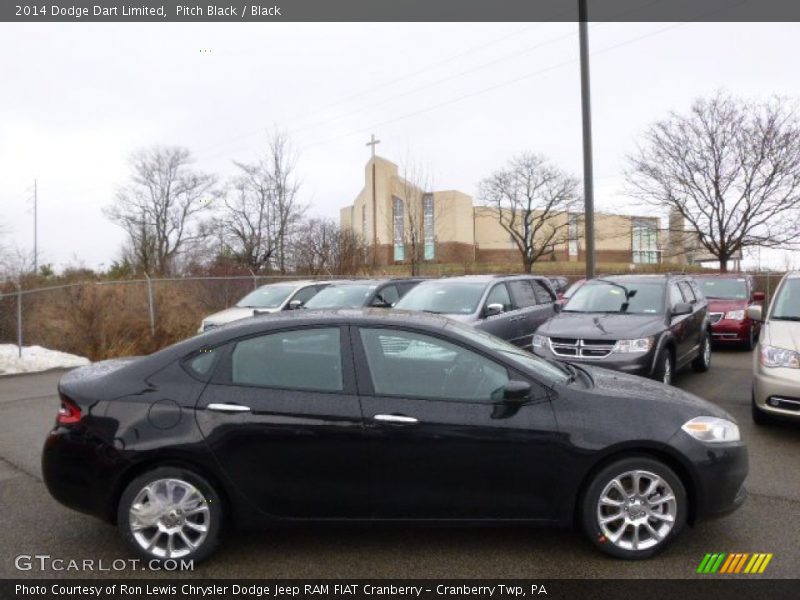 Pitch Black / Black 2014 Dodge Dart Limited