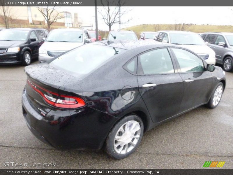 Pitch Black / Black 2014 Dodge Dart Limited