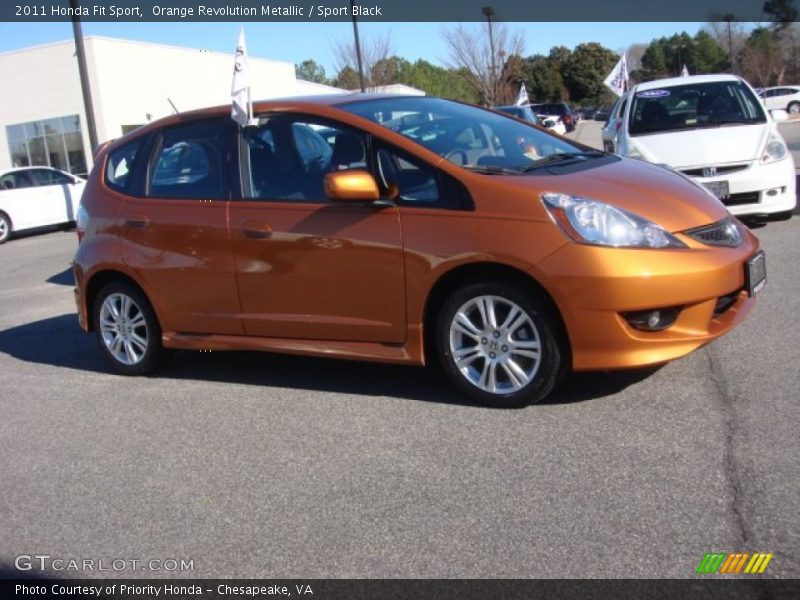  2011 Fit Sport Orange Revolution Metallic