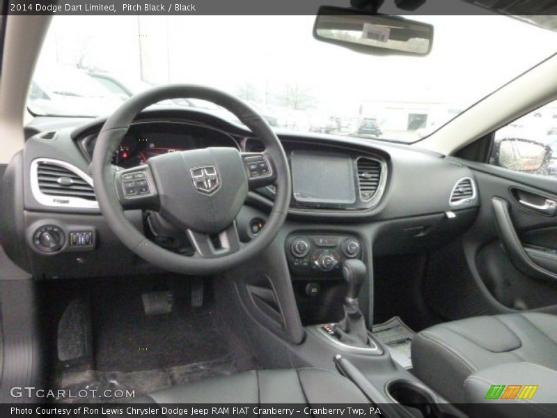 Pitch Black / Black 2014 Dodge Dart Limited