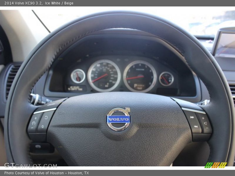 Ice White / Beige 2014 Volvo XC90 3.2