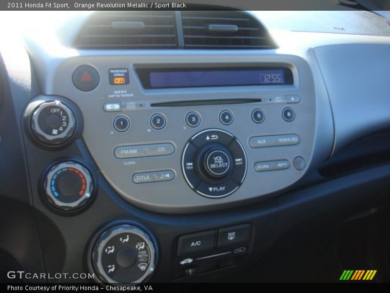 Controls of 2011 Fit Sport
