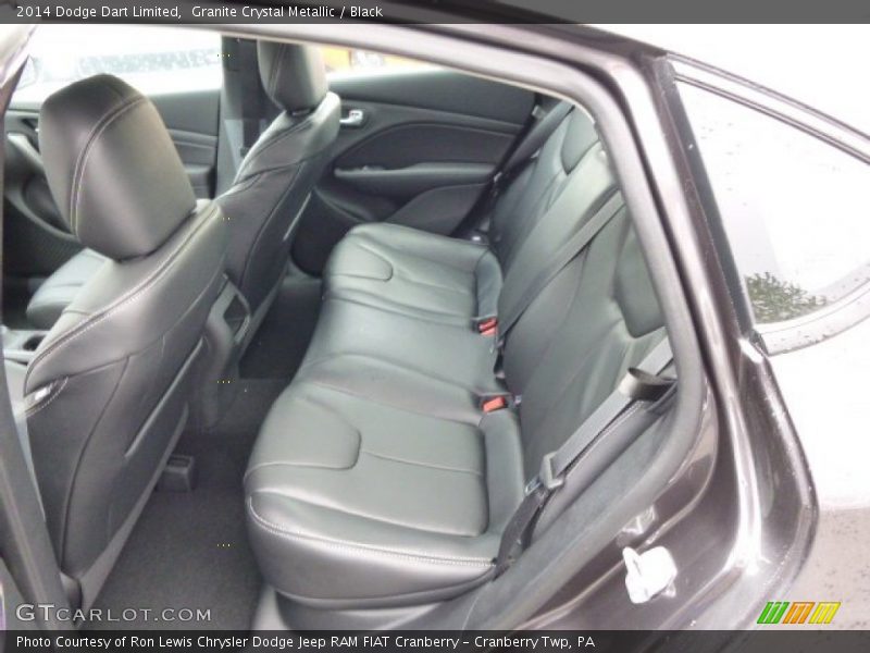 Granite Crystal Metallic / Black 2014 Dodge Dart Limited