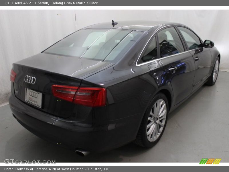 Oolong Gray Metallic / Black 2013 Audi A6 2.0T Sedan