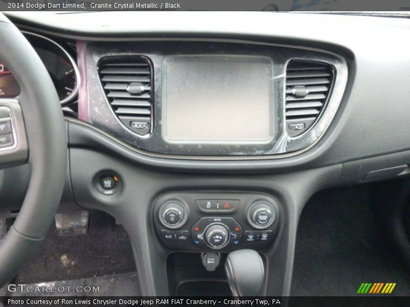 Granite Crystal Metallic / Black 2014 Dodge Dart Limited